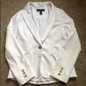 Forever21 White Blazer